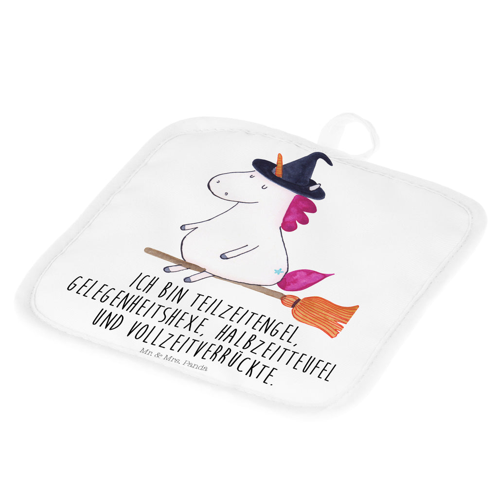 2er Set Topflappen  Einhorn Hexe Topflappen, Topfuntersetzer, Ofenhandschuh, Topflappen Set, Topflappen lustig, Topflappen mit Spruch, Einhorn, Einhörner, Einhorn Deko, Pegasus, Unicorn, Frau, Ehefrau, Hexe, Teufel, Engel, Verrückte, Freundin, Leben, Zicke