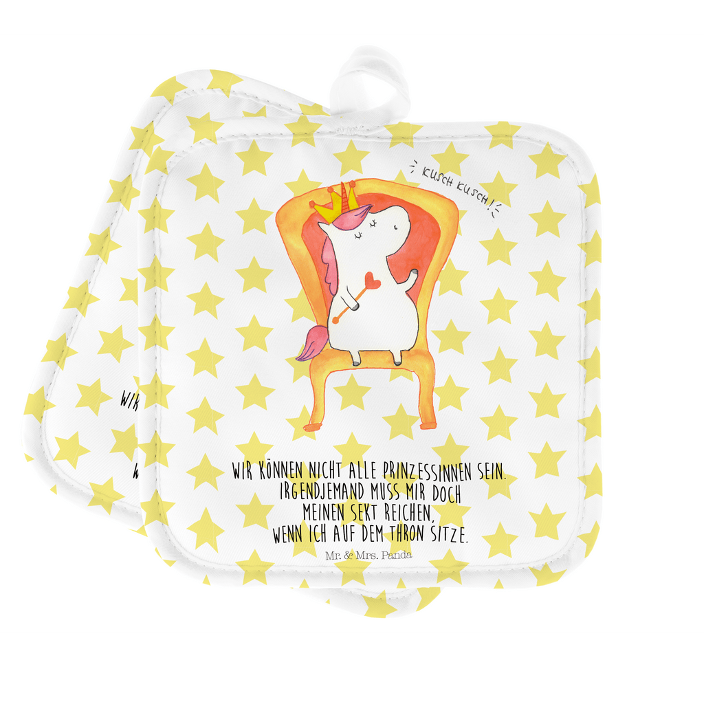2er Set Topflappen  Einhorn König Topflappen, Topfuntersetzer, Ofenhandschuh, Topflappen Set, Topflappen lustig, Topflappen mit Spruch, Einhorn, Einhörner, Einhorn Deko, Pegasus, Unicorn, König, Präsident, Bundeskanzler, Herrscher, Kaiser, Prinzessin, Krone