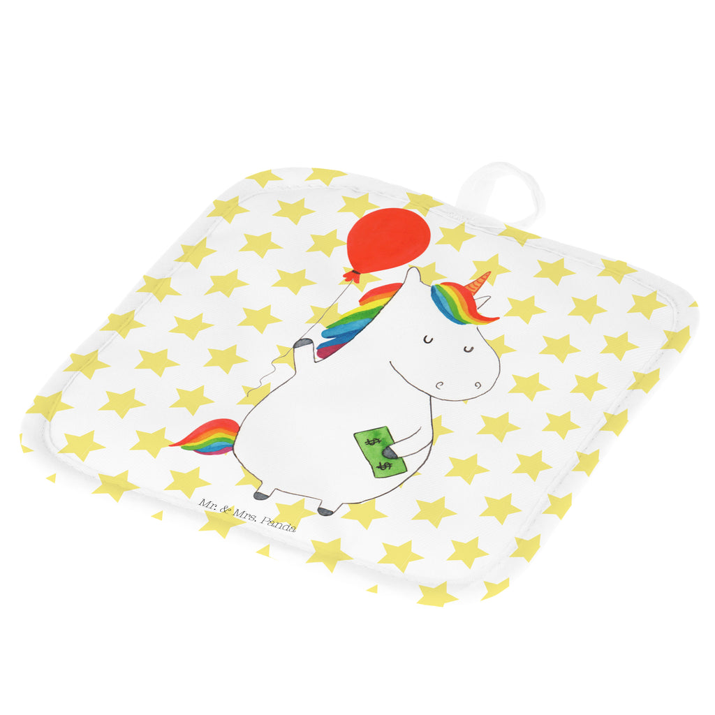 2er Set Topflappen  Einhorn Luftballon Topflappen, Topfuntersetzer, Ofenhandschuh, Topflappen Set, Topflappen lustig, Topflappen mit Spruch, Einhorn, Einhörner, Einhorn Deko, Pegasus, Unicorn, Luftballon, Geld, Lebenslust, Freude, Geschenk, Freundin