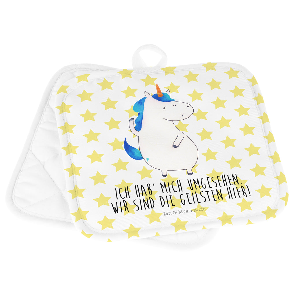 2er Set Topflappen  Einhorn Mann Topflappen, Topfuntersetzer, Ofenhandschuh, Topflappen Set, Topflappen lustig, Topflappen mit Spruch, Einhorn, Einhörner, Einhorn Deko, Pegasus, Unicorn, cool, Mann, Freundin, Familie, bester Freund, BFF, Party, hübsch, beste