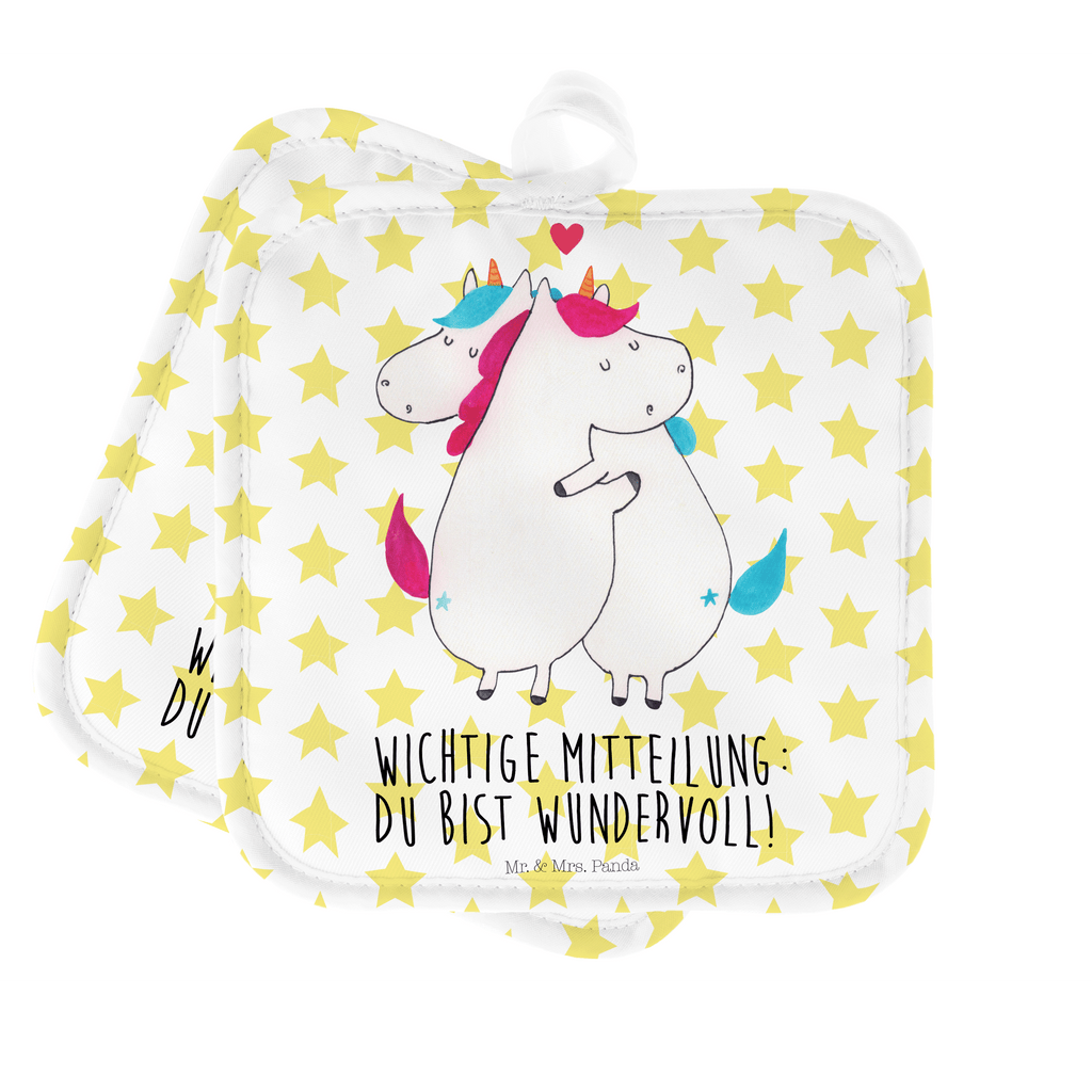 2er Set Topflappen  Einhorn Mitteilung Topflappen, Topfuntersetzer, Ofenhandschuh, Topflappen Set, Topflappen lustig, Topflappen mit Spruch, Einhorn, Einhörner, Einhorn Deko, Pegasus, Unicorn, Valentinstag, Valentine, Liebe, Geschenk, Partner, Ehe, lustig, witzig, Spruch