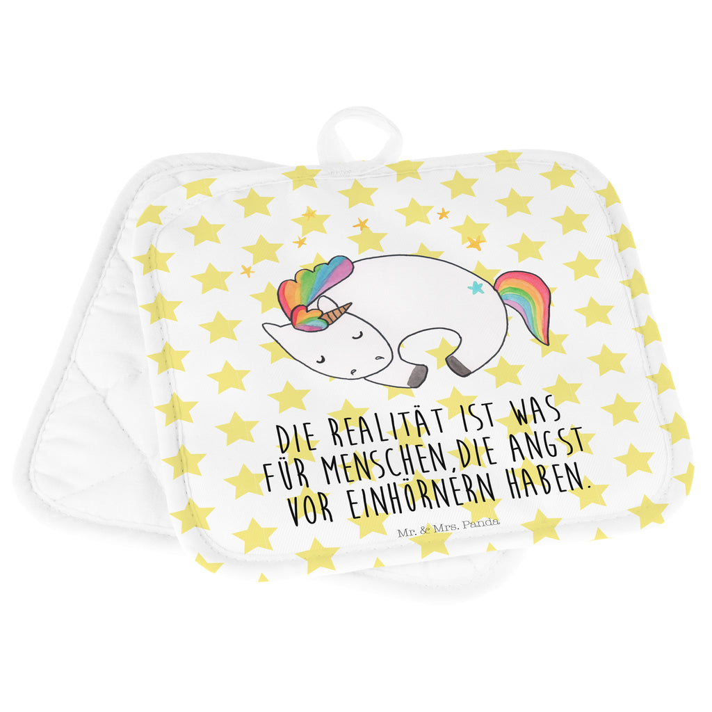 2er Set Topflappen  Einhorn Nacht Topflappen, Topfuntersetzer, Ofenhandschuh, Topflappen Set, Topflappen lustig, Topflappen mit Spruch, Einhorn, Einhörner, Einhorn Deko, Pegasus, Unicorn, Träume, Traum, unicorn, Realität, Menschen, Geschenk, Ruhe, Freundin