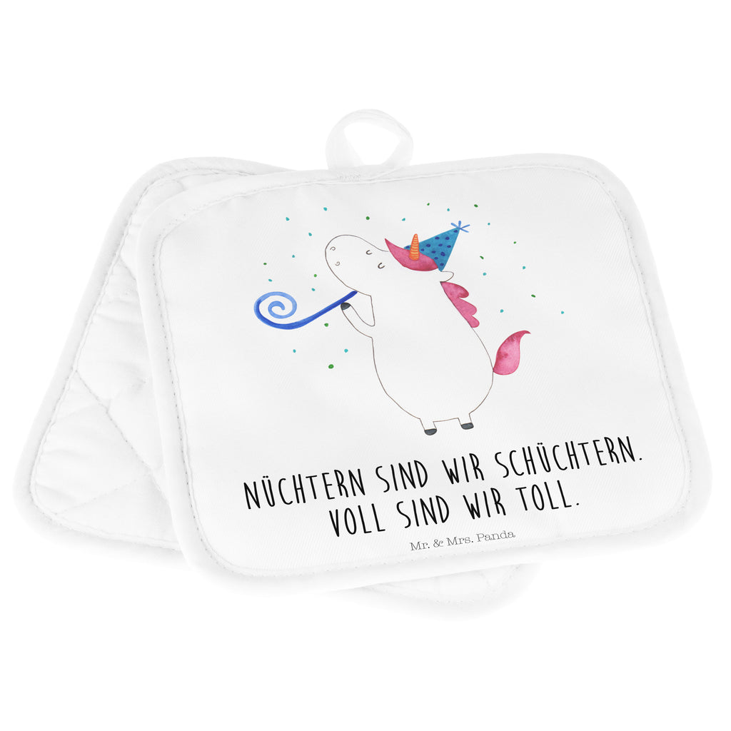 2er Set Topflappen  Einhorn Party Topflappen, Topfuntersetzer, Ofenhandschuh, Topflappen Set, Topflappen lustig, Topflappen mit Spruch, Einhorn, Einhörner, Einhorn Deko, Pegasus, Unicorn, Glitzer, Konfetti, Party, Geburtstag, Feier, Fest, Alkohol, Disco, Club