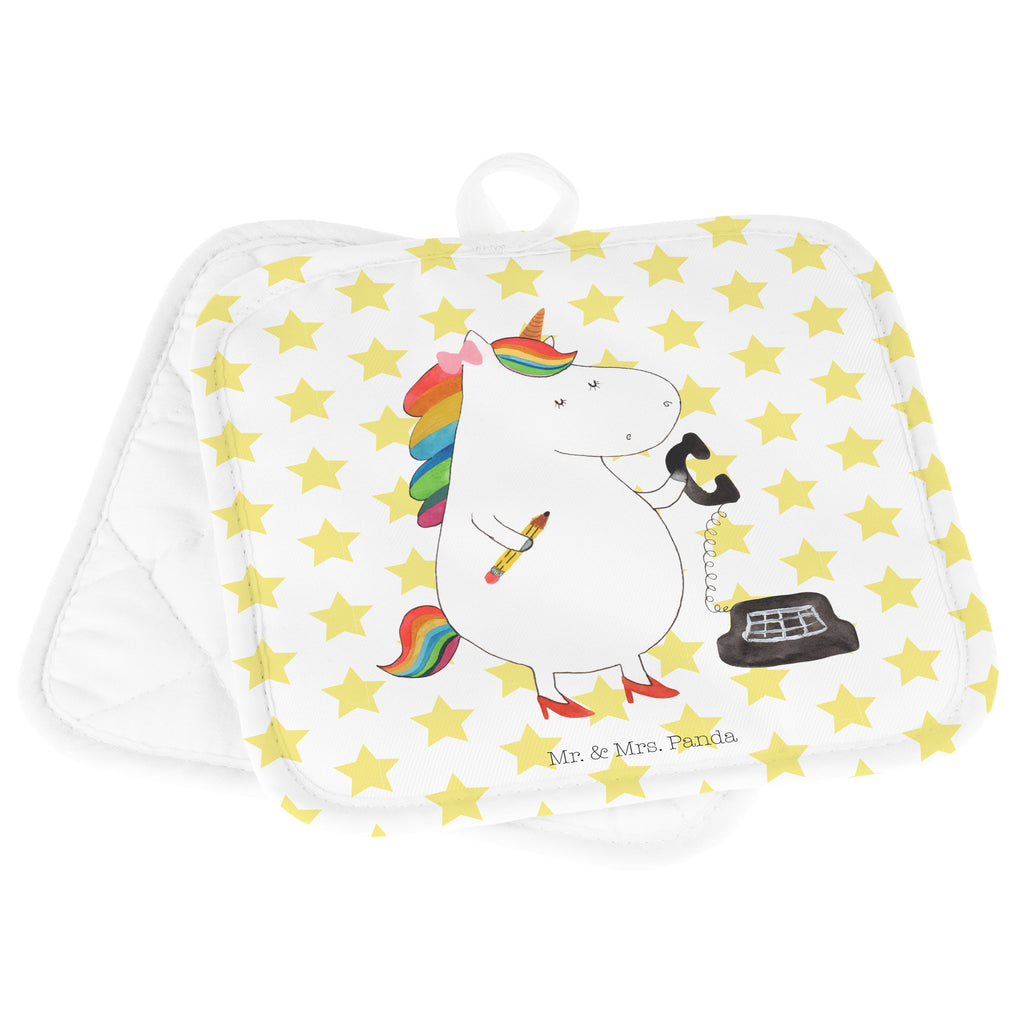 2er Set Topflappen  Einhorn Sekretärin Topflappen, Topfuntersetzer, Ofenhandschuh, Topflappen Set, Topflappen lustig, Topflappen mit Spruch, Einhorn, Einhörner, Einhorn Deko, Pegasus, Unicorn, Sekretärin, Büro, Rechtsanwältin, Rechtsanwaltsgehilfin, Steuerbüro, Steuerkanzlei, Bürokraft, Bürohilfe