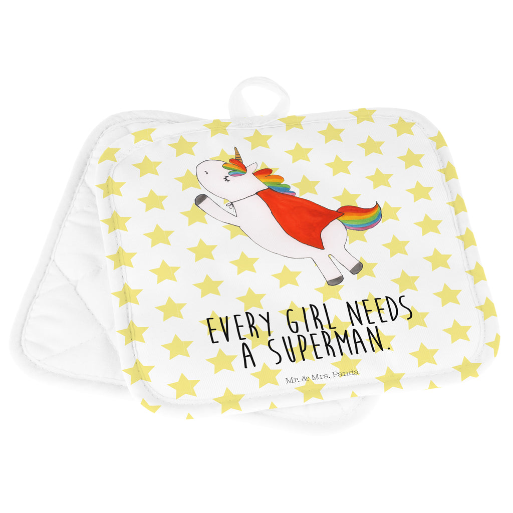 2er Set Topflappen  Einhorn Super Topflappen, Topfuntersetzer, Ofenhandschuh, Topflappen Set, Topflappen lustig, Topflappen mit Spruch, Einhorn, Einhörner, Einhorn Deko, Pegasus, Unicorn, Traummann, Superheld, Held, Freundin, Geschenk, Girl, Mädchen
