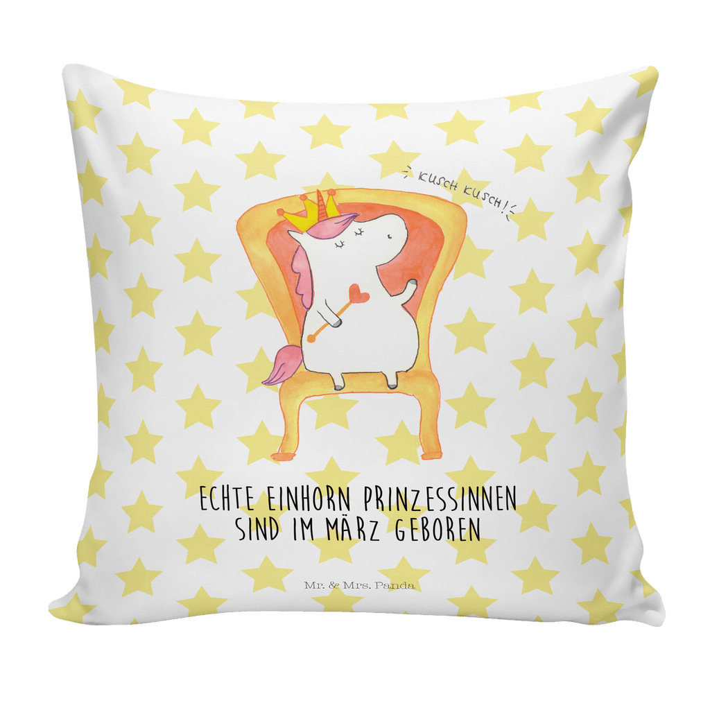 40x40 Kissen Einhorn Prinzessin März Kissenhülle, Kopfkissen, Sofakissen, Dekokissen, Motivkissen, Einhorn, Einhörner, Einhorn Deko, Pegasus, Unicorn, Geburtstag, Prinzessin, Geburtstagsgeschenk, Geschenk, Monat