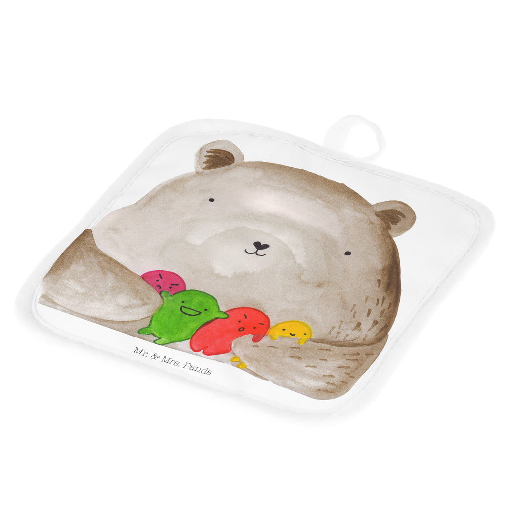 2er Set Topflappen  Bär Gefühl Topflappen, Topfuntersetzer, Ofenhandschuh, Topflappen Set, Topflappen lustig, Topflappen mit Spruch, Bär, Teddy, Teddybär, Wahnsinn, Verrückt, Durchgedreht