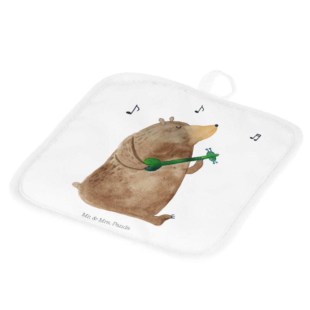 2er Set Topflappen  Bär Lied Topflappen, Topfuntersetzer, Ofenhandschuh, Topflappen Set, Topflappen lustig, Topflappen mit Spruch, Bär, Teddy, Teddybär, Bärchen, Bear, Liebeslied, Lied, Song, Valentinstag, Valentine, Geschenk, Partner, Liebe, Freundin, Frau, Herz, Spruch