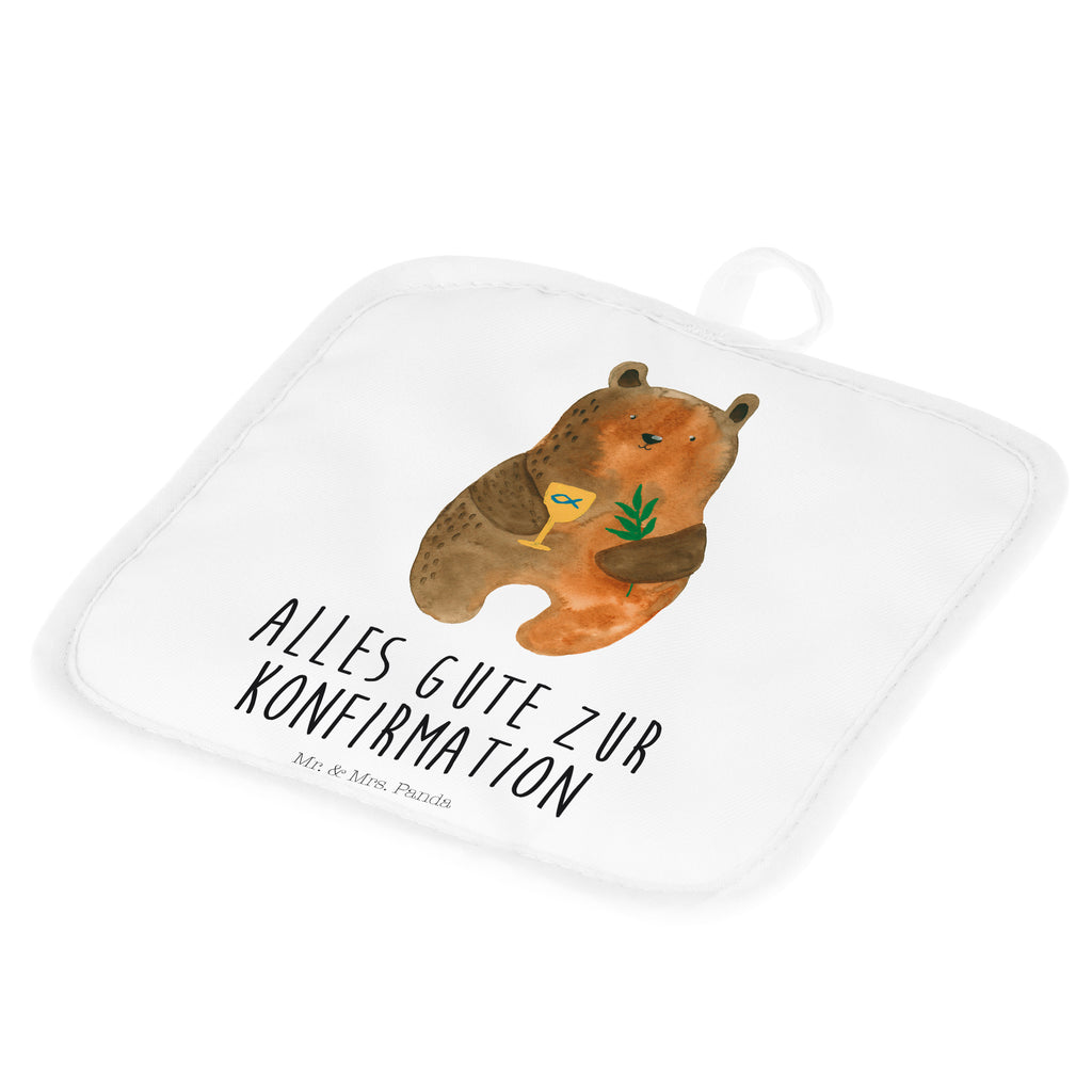 2er Set Topflappen  Konfirmation-Bär Topflappen, Topfuntersetzer, Ofenhandschuh, Topflappen Set, Topflappen lustig, Topflappen mit Spruch, Bär, Teddy, Teddybär, Konfirmation, Kirche, evangelisch, Gottesdienst