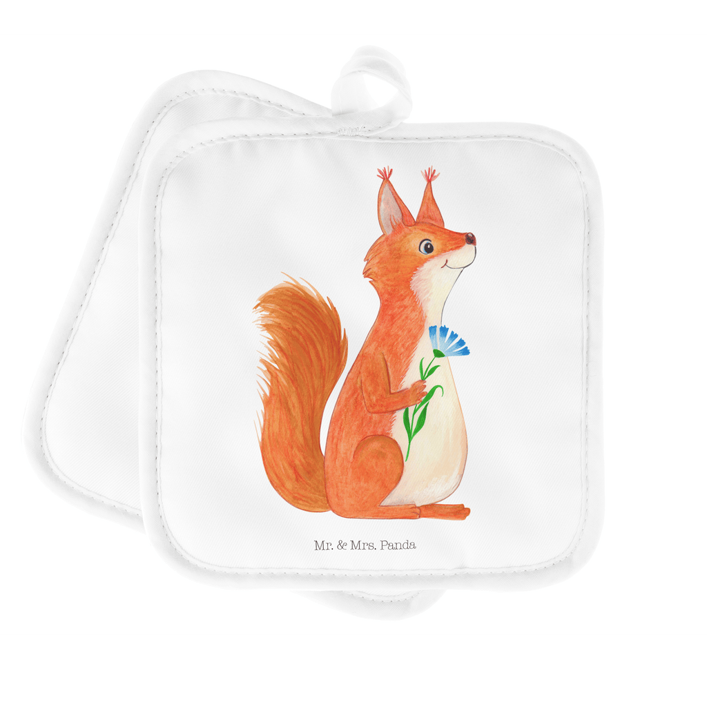 2er Set Topflappen  Eichhörnchen Blume Topflappen, Topfuntersetzer, Ofenhandschuh, Topflappen Set, Topflappen lustig, Topflappen mit Spruch, Tiermotive, Gute Laune, lustige Sprüche, Tiere, Eichhörnchen, Eichhorn, Spruch positiv, Lachen, Spaß, Motivation Sprüche, Motivation Bilder, glücklich Spruch, Spruch Deko