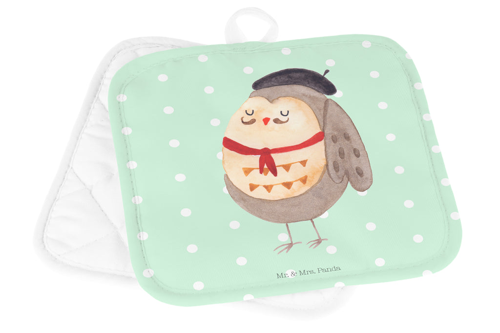2er Set Topflappen  Eule Französisch Topflappen, Topfuntersetzer, Ofenhandschuh, Topflappen Set, Topflappen lustig, Topflappen mit Spruch, Eule, Eulen, Eule Deko, Owl, hibou, La vie est belle, das Leben ist schön, Spruch schön, Spruch Französisch, Frankreich