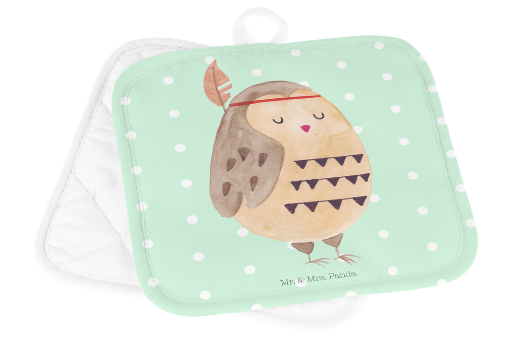 2er Set Topflappen  Eule Federschmuck Topflappen, Topfuntersetzer, Ofenhandschuh, Topflappen Set, Topflappen lustig, Topflappen mit Spruch, Eule, Eule Deko, Owl, Das Leben ist ein Abenteuer, Reisespruch, Federschmuck, Dekoration