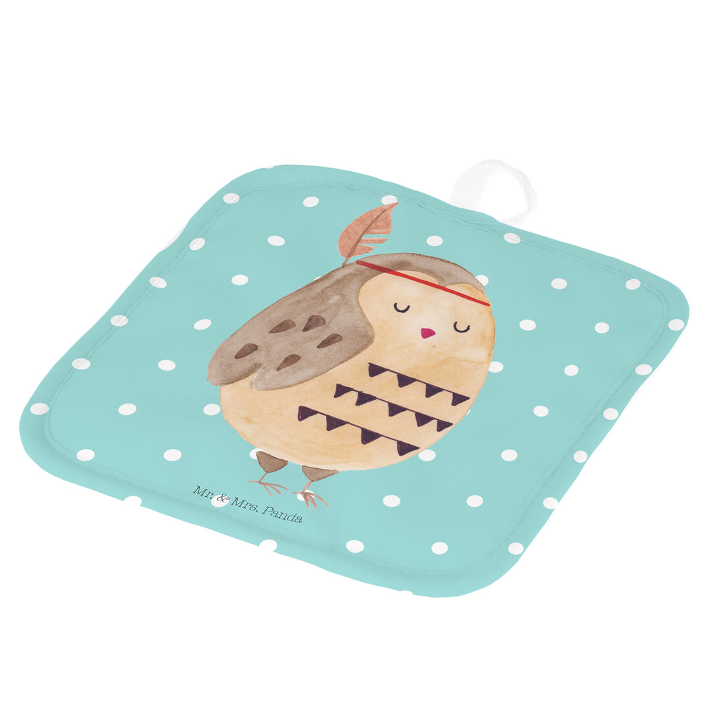 2er Set Topflappen  Eule Federschmuck Topflappen, Topfuntersetzer, Ofenhandschuh, Topflappen Set, Topflappen lustig, Topflappen mit Spruch, Eule, Eule Deko, Owl, Das Leben ist ein Abenteuer, Reisespruch, Federschmuck, Dekoration