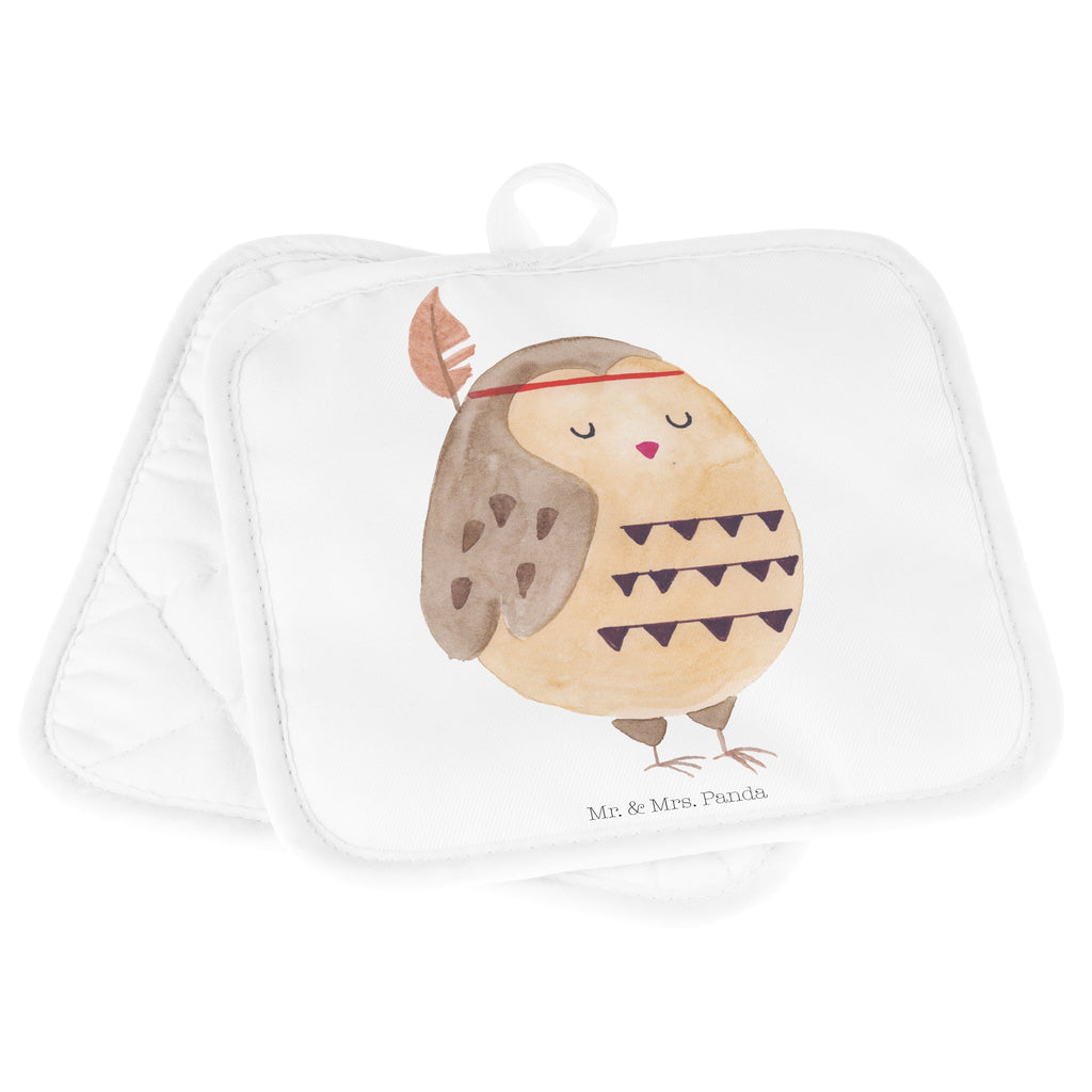 2er Set Topflappen  Eule Federschmuck Topflappen, Topfuntersetzer, Ofenhandschuh, Topflappen Set, Topflappen lustig, Topflappen mit Spruch, Eule, Eule Deko, Owl, Das Leben ist ein Abenteuer, Reisespruch, Federschmuck, Dekoration