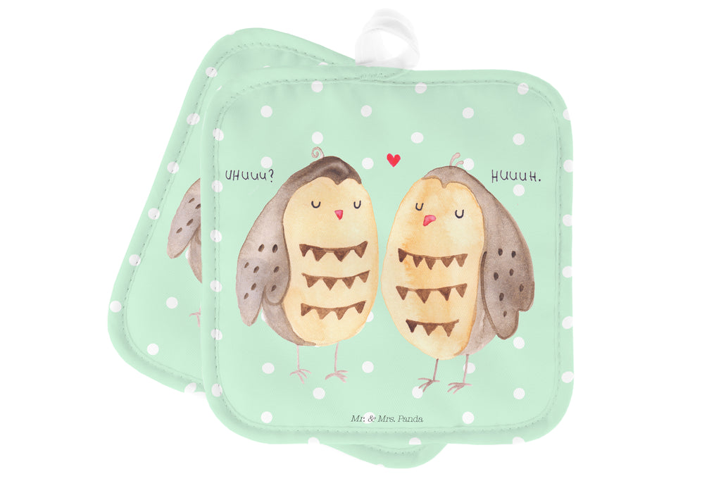 2er Set Topflappen  Eule Liebe Topflappen, Topfuntersetzer, Ofenhandschuh, Topflappen Set, Topflappen lustig, Topflappen mit Spruch, Eule, Eule Deko, Liebe, Hochzeit Spruch, Owl, All you need is love, Liebe Spruch, Freundin Geschenk, Freund, Wortspiel lustig