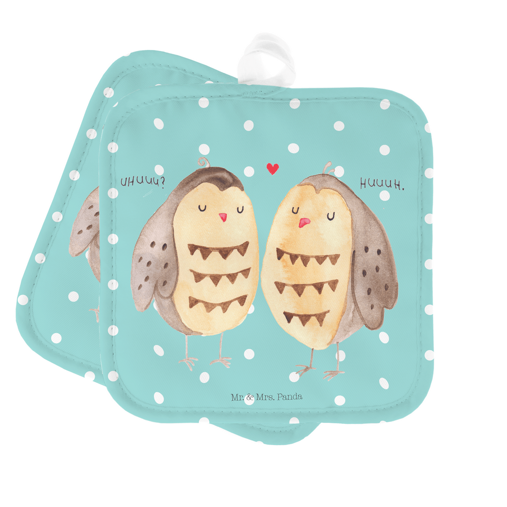 2er Set Topflappen  Eule Liebe Topflappen, Topfuntersetzer, Ofenhandschuh, Topflappen Set, Topflappen lustig, Topflappen mit Spruch, Eule, Eule Deko, Liebe, Hochzeit Spruch, Owl, All you need is love, Liebe Spruch, Freundin Geschenk, Freund, Wortspiel lustig