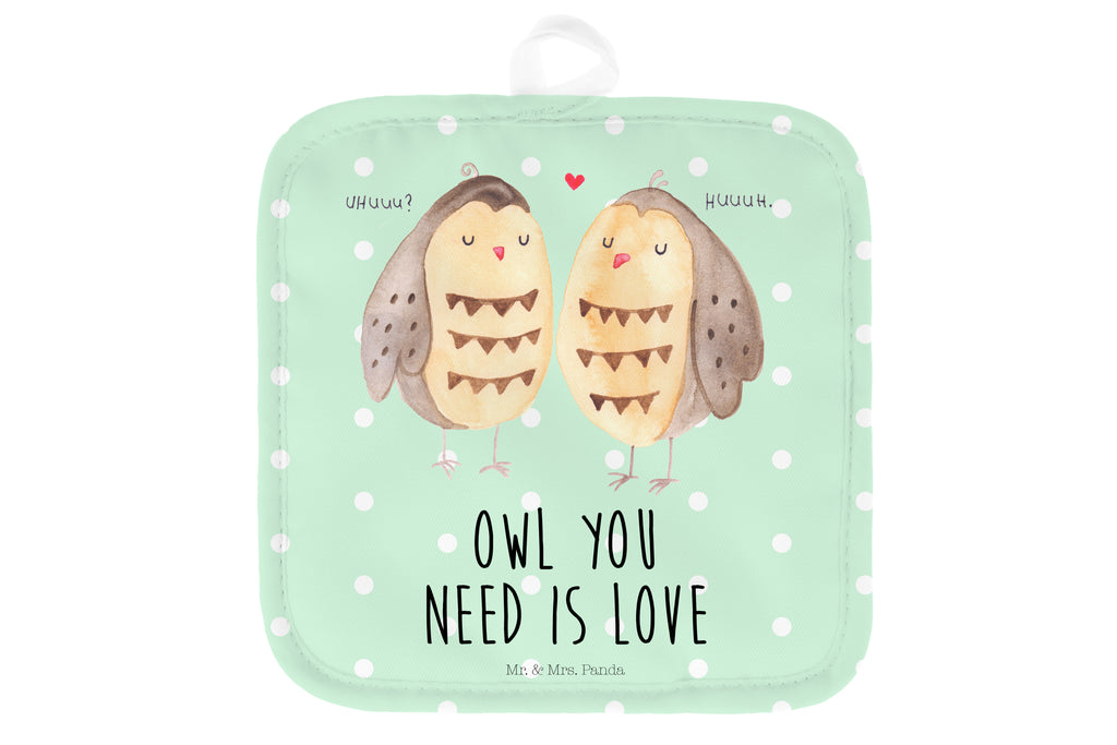 2er Set Topflappen  Eule Liebe Topflappen, Topfuntersetzer, Ofenhandschuh, Topflappen Set, Topflappen lustig, Topflappen mit Spruch, Eule, Eule Deko, Liebe, Hochzeit Spruch, Owl, All you need is love, Liebe Spruch, Freundin Geschenk, Freund, Wortspiel lustig