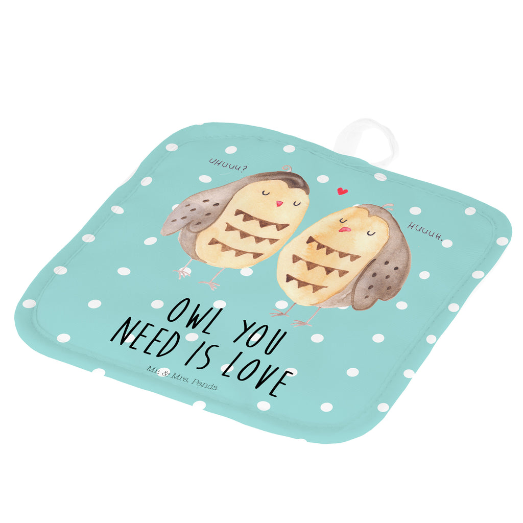 2er Set Topflappen  Eule Liebe Topflappen, Topfuntersetzer, Ofenhandschuh, Topflappen Set, Topflappen lustig, Topflappen mit Spruch, Eule, Eule Deko, Liebe, Hochzeit Spruch, Owl, All you need is love, Liebe Spruch, Freundin Geschenk, Freund, Wortspiel lustig