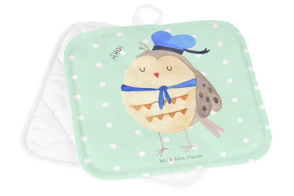 2er Set Topflappen  Eule Matrosen Topflappen, Topfuntersetzer, Ofenhandschuh, Topflappen Set, Topflappen lustig, Topflappen mit Spruch, Eule, Eule Spruch, Eule Deko, Owl, Wortspiel lustig, Matrose, Freundin, Ehe, Seefahrer, Heimathafen, Hochzeitstag Geschenk