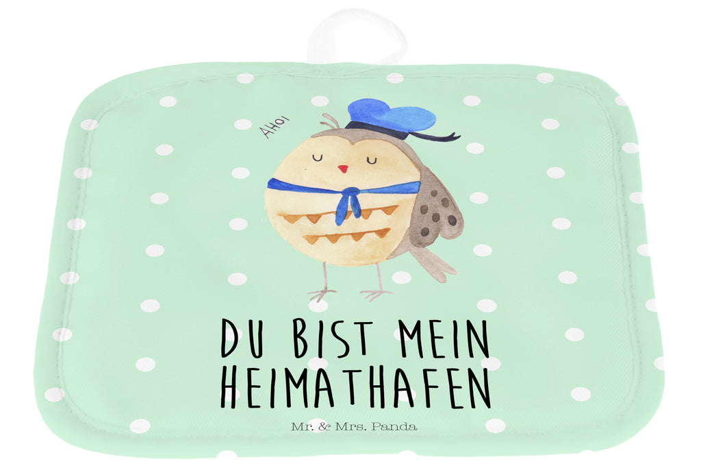 2er Set Topflappen  Eule Matrosen Topflappen, Topfuntersetzer, Ofenhandschuh, Topflappen Set, Topflappen lustig, Topflappen mit Spruch, Eule, Eule Spruch, Eule Deko, Owl, Wortspiel lustig, Matrose, Freundin, Ehe, Seefahrer, Heimathafen, Hochzeitstag Geschenk