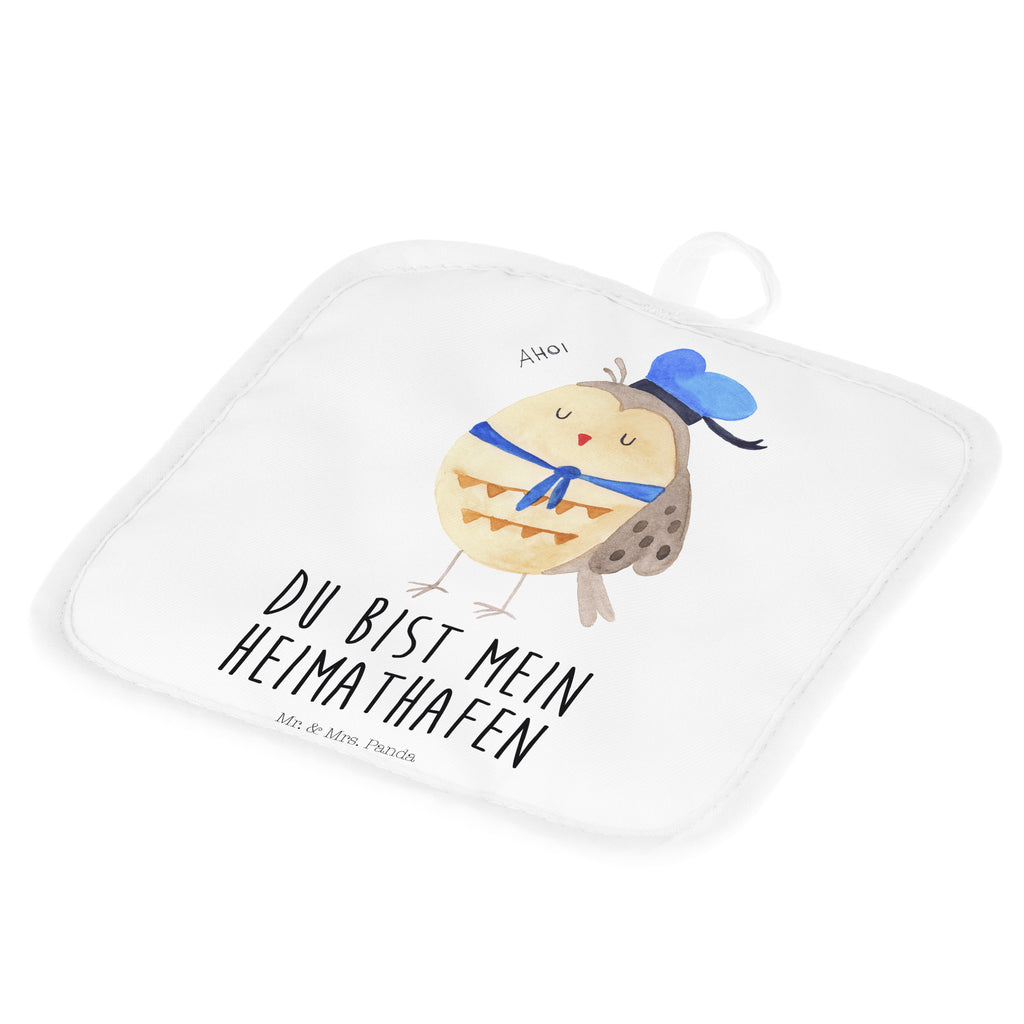 2er Set Topflappen  Eule Matrosen Topflappen, Topfuntersetzer, Ofenhandschuh, Topflappen Set, Topflappen lustig, Topflappen mit Spruch, Eule, Eule Spruch, Eule Deko, Owl, Wortspiel lustig, Matrose, Freundin, Ehe, Seefahrer, Heimathafen, Hochzeitstag Geschenk