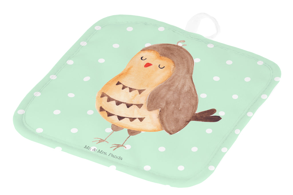 2er Set Topflappen  Eule Zufrieden Topflappen, Topfuntersetzer, Ofenhandschuh, Topflappen Set, Topflappen lustig, Topflappen mit Spruch, Eule, Eule Spruch, Eule deko, Owl, Liebe Spruch, Romantisch, Wortspiel lustig, Spruch schön, Geschenk Hochzeitstag