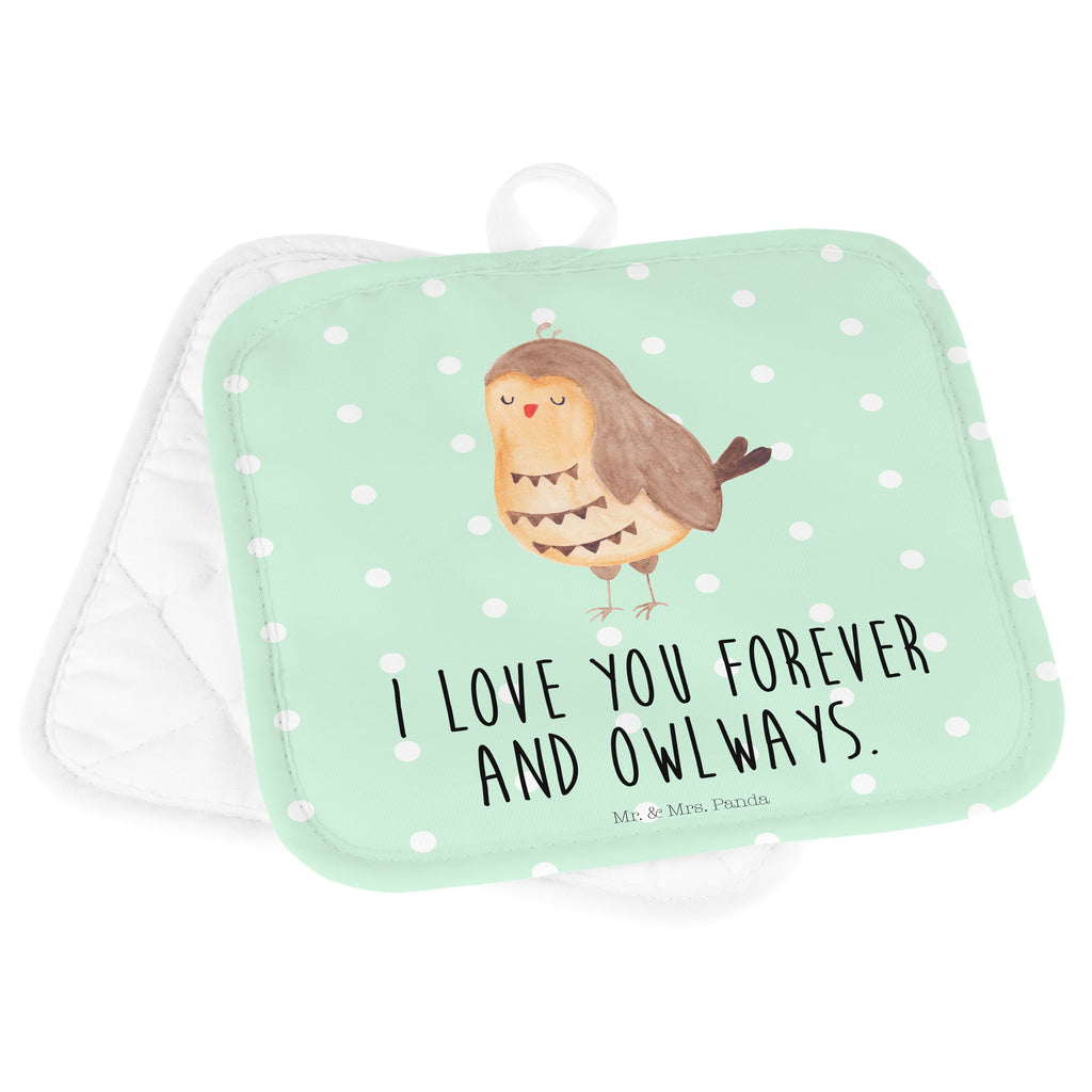 2er Set Topflappen  Eule Zufrieden Topflappen, Topfuntersetzer, Ofenhandschuh, Topflappen Set, Topflappen lustig, Topflappen mit Spruch, Eule, Eule Spruch, Eule deko, Owl, Liebe Spruch, Romantisch, Wortspiel lustig, Spruch schön, Geschenk Hochzeitstag