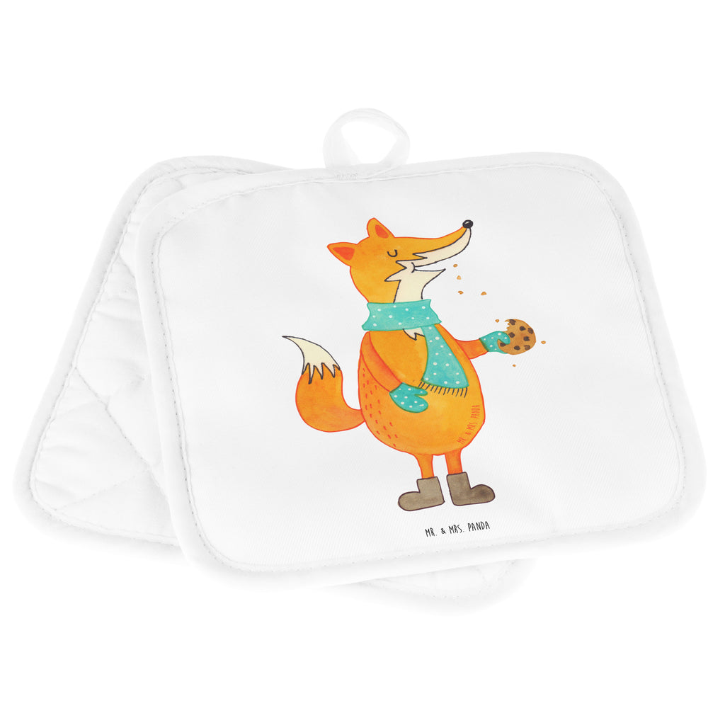 2er Set Topflappen  Fuchs Keks Topflappen, Topfuntersetzer, Ofenhandschuh, Topflappen Set, Topflappen lustig, Topflappen mit Spruch, Fuchs, Füchse, Backen Spruch, Kekse, Winter, Weihnachtszeit, Plätzchen, Liebe, Küche Deko