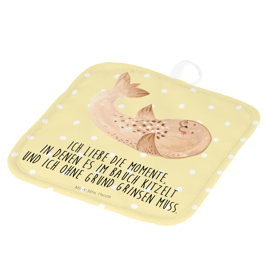 2er Set Topflappen  Robbe liegend Topflappen, Topfuntersetzer, Ofenhandschuh, Topflappen Set, Topflappen lustig, Topflappen mit Spruch, Tiermotive, Gute Laune, lustige Sprüche, Tiere, Robbe, Robben, Seehund, Strand, Meerestier, Ostsee, Nordsee, Lachen, Freude