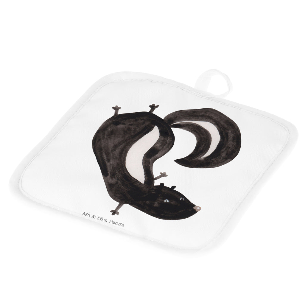 2er Set Topflappen  Stinktier Handstand Topflappen, Topfuntersetzer, Ofenhandschuh, Topflappen Set, Topflappen lustig, Topflappen mit Spruch, Stinktier, Skunk, Wildtier, Raubtier, Stinker, Stinki, Spielplatz, verpielt, Kind