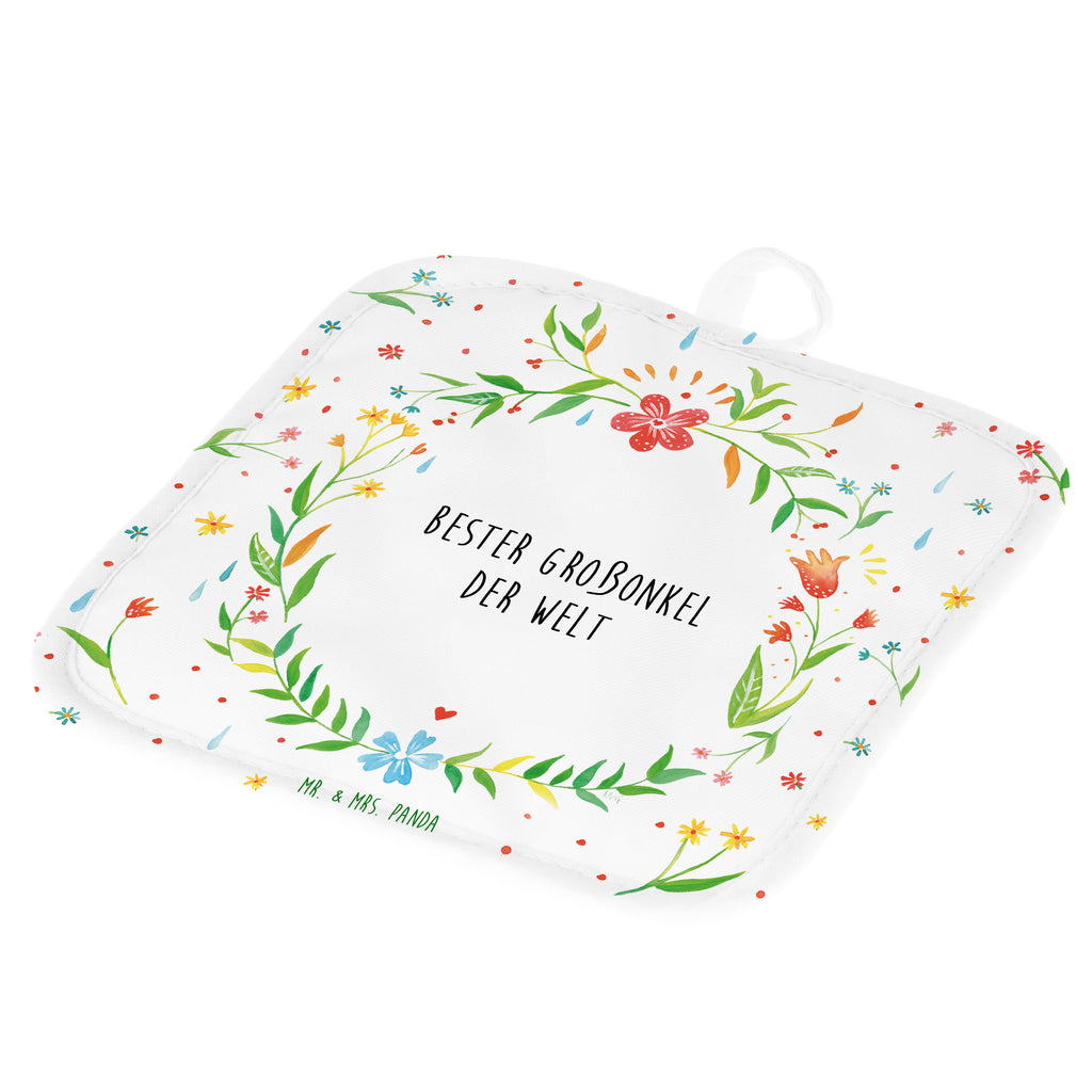 2er Set Topflappen  Design Frame Barfuß Wiese Großonkel Geschenk Topflappen, Topfuntersetzer, Ofenhandschuh, Topflappen Set, Topflappen lustig, Topflappen mit Spruch Großonkel, Grossonkel, Lieblingsonkel, Familie, Schwester, Onkel, Geschenk, Mitbringsel, Kleinigkeit, Beste, Nichte, Neffe, Groß  