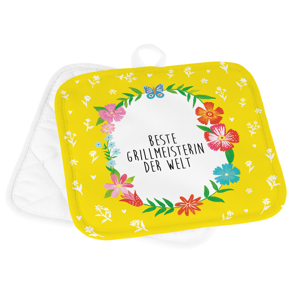2er Set Topflappen  Design Frame Happy Girls Grillmeisterin Topflappen, Topfuntersetzer, Ofenhandschuh, Topflappen Set, Topflappen lustig, Topflappen mit Spruch, Geschenk