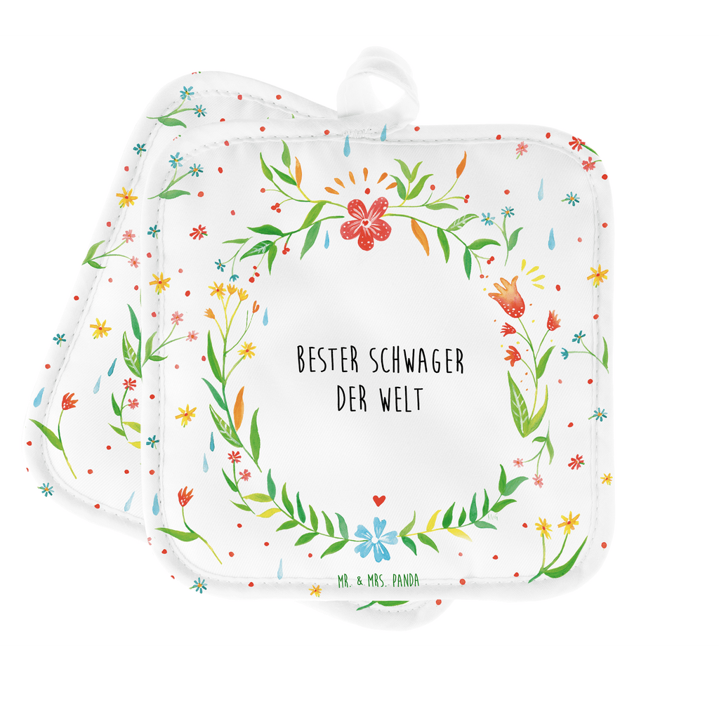 2er Set Topflappen  Design Frame Barfuß Wiese Schwager Geschenk Topflappen, Topfuntersetzer, Ofenhandschuh, Topflappen Set, Topflappen lustig, Topflappen mit Spruch Schwager, Schwahger, Schwippschwager, Familie, Verwandtschaft, angeheiratet, Mann, Ehemann, Schwester, Ehefrau, Bruder, Partner 