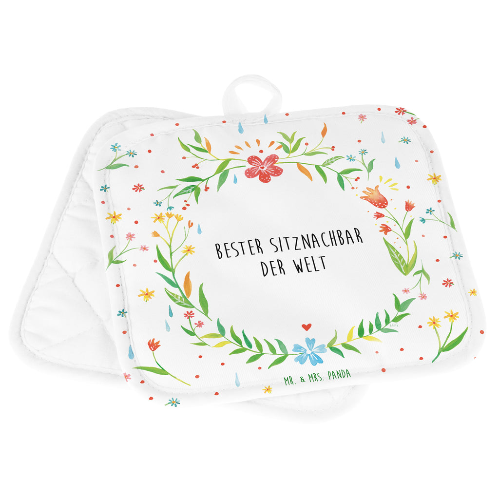 2er Set Topflappen  Design Frame Barfuß Wiese Sitznachbar Geschenk Topflappen, Topfuntersetzer, Ofenhandschuh, Topflappen Set, Topflappen lustig, Topflappen mit Spruch Sitznachbar, Stuhlnachbar, Nachbar, Uni, Universität, Seminar, Kommilitone, Tischnachbar, Schule, Mitschüler, Mitstudent, Hochschule 