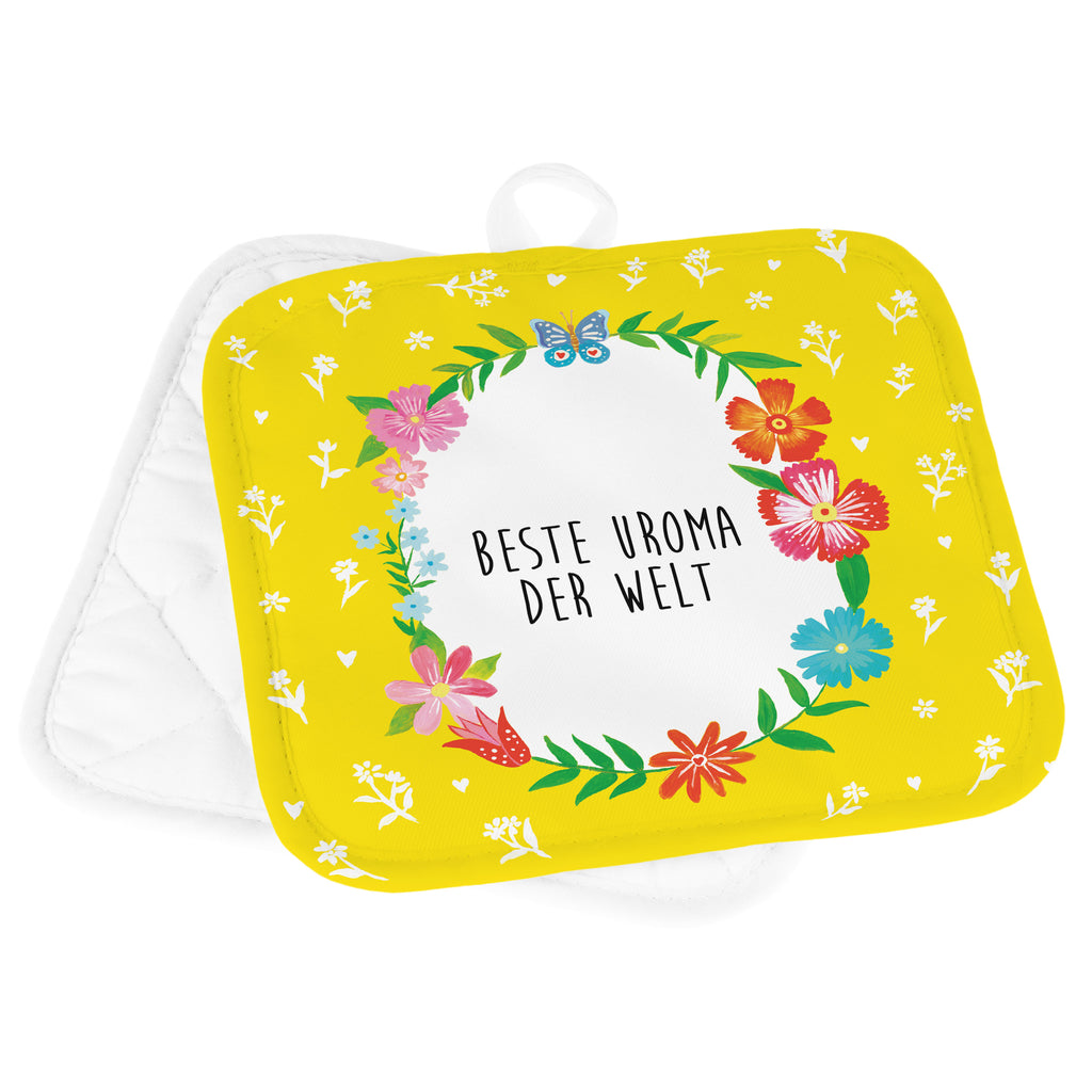2er Set Topflappen  Design Frame Happy Girls Uroma Topflappen, Topfuntersetzer, Ofenhandschuh, Topflappen Set, Topflappen lustig, Topflappen mit Spruch, Geschenk