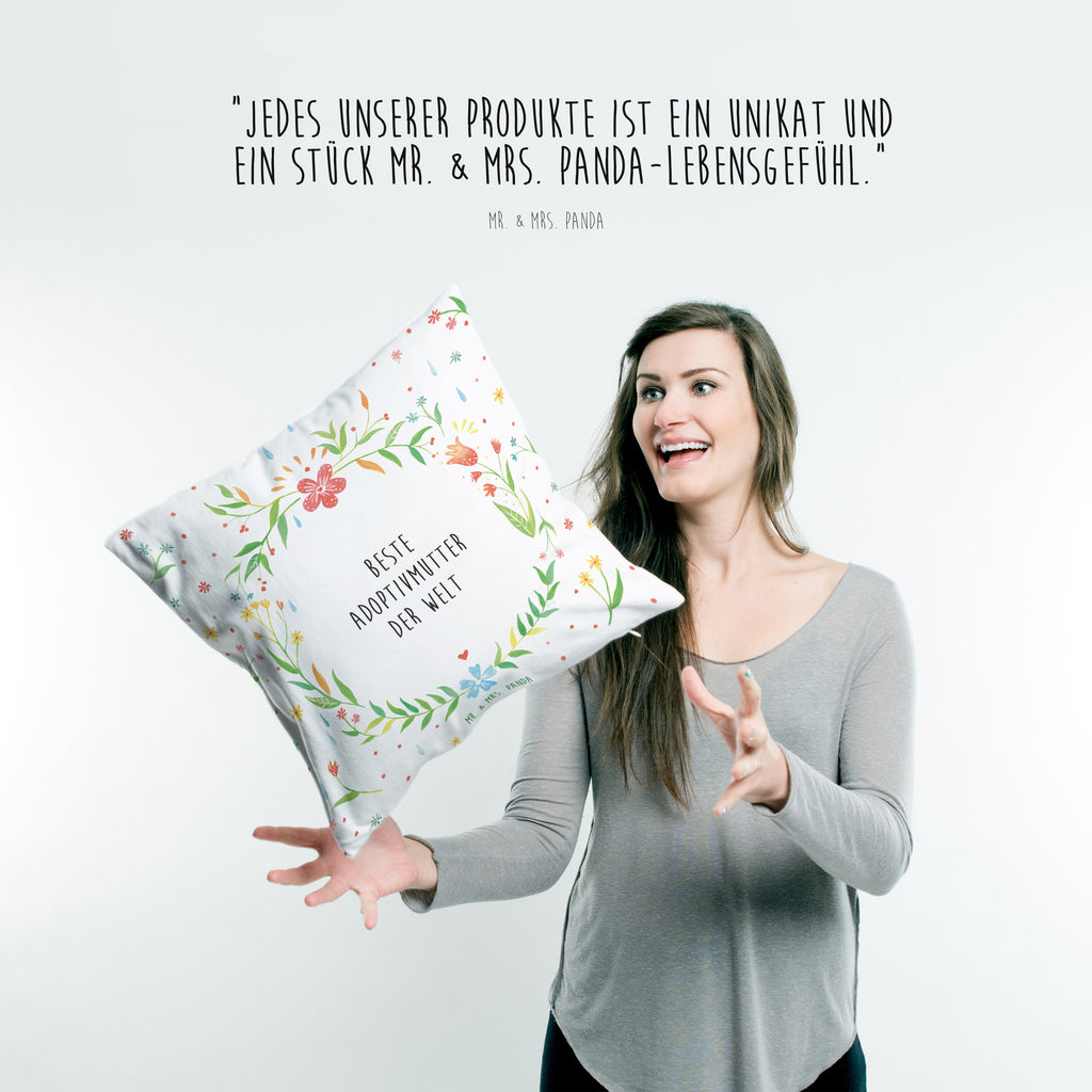 40x40 Kissen Design Frame Barfuß Wiese Adoptivmutter Geschenk Kissenhülle, Kopfkissen, Sofakissen, Dekokissen, Motivkissen Adoptivmutter, Adoptivmama, adoptiert, Mama, Mami, Mutter, Muttertag, Mutti, Ma, Tochter, Sohn, Dankeschön, Danke, Beste Mama, Beste, Supermama 