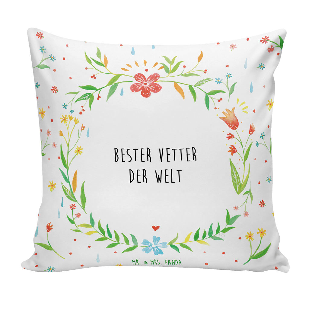 40x40 Kissen Design Frame Barfuß Wiese Vetter Geschenk Kissenhülle, Kopfkissen, Sofakissen, Dekokissen, Motivkissen Vetter, Cousin, Kousin, Sohn von Onkel, Sohn von Tante, Familie, Verwandtschaft, Cousine 