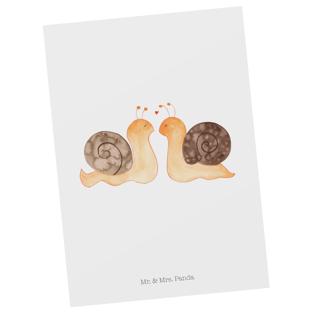 Postkarte Schnecken Liebe Geschenkkarte, Grußkarte, Karte, Einladung, Ansichtskarte, Geburtstagskarte, Einladungskarte, Liebe, Partner, Freund, Freundin, Ehemann, Ehefrau, Heiraten, Verlobung, Heiratsantrag, Liebesgeschenk, Jahrestag, Hocheitstag