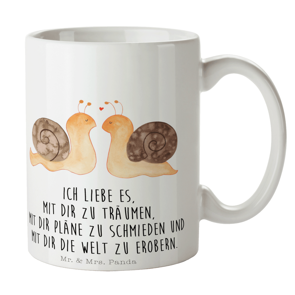 Tasse Schnecken Liebe Becher, Kaffeetasse, Kaffeebecher, Tee, Frühstück, Büro, Liebe, Partner, Freund, Freundin, Ehemann, Ehefrau, Heiraten, Verlobung, Heiratsantrag, Liebesgeschenk, Jahrestag, Hocheitstag
