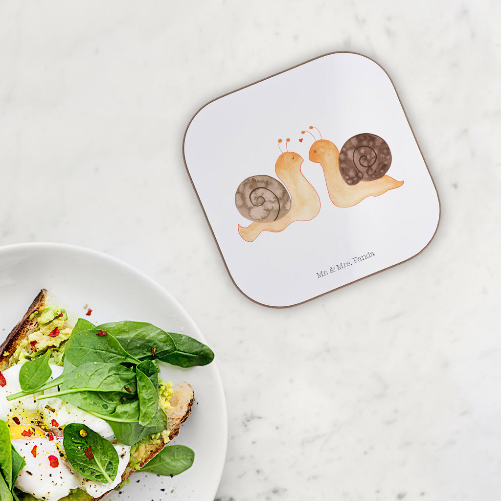 Quadratische Untersetzer Schnecken Liebe Bierdeckel, Glasuntersetzer, Untersetzer Gläser, Getränkeuntersetzer, Liebe, Partner, Freund, Freundin, Ehemann, Ehefrau, Heiraten, Verlobung, Heiratsantrag, Liebesgeschenk, Jahrestag, Hocheitstag