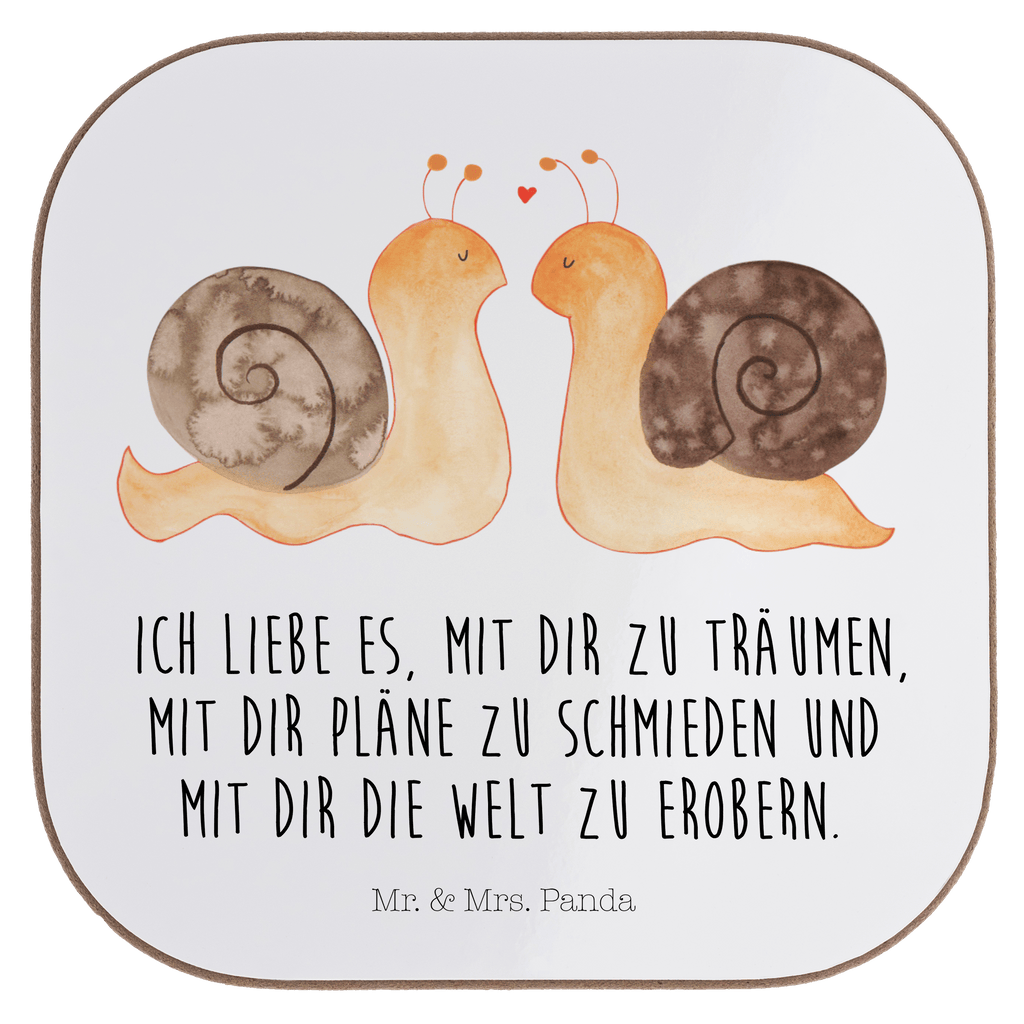 Quadratische Untersetzer Schnecken Liebe Bierdeckel, Glasuntersetzer, Untersetzer Gläser, Getränkeuntersetzer, Liebe, Partner, Freund, Freundin, Ehemann, Ehefrau, Heiraten, Verlobung, Heiratsantrag, Liebesgeschenk, Jahrestag, Hocheitstag