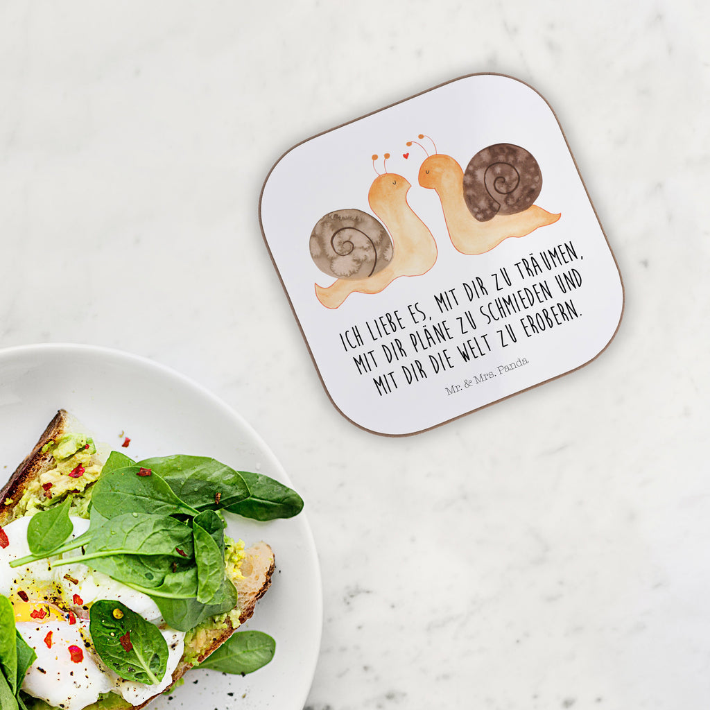 Quadratische Untersetzer Schnecken Liebe Bierdeckel, Glasuntersetzer, Untersetzer Gläser, Getränkeuntersetzer, Liebe, Partner, Freund, Freundin, Ehemann, Ehefrau, Heiraten, Verlobung, Heiratsantrag, Liebesgeschenk, Jahrestag, Hocheitstag
