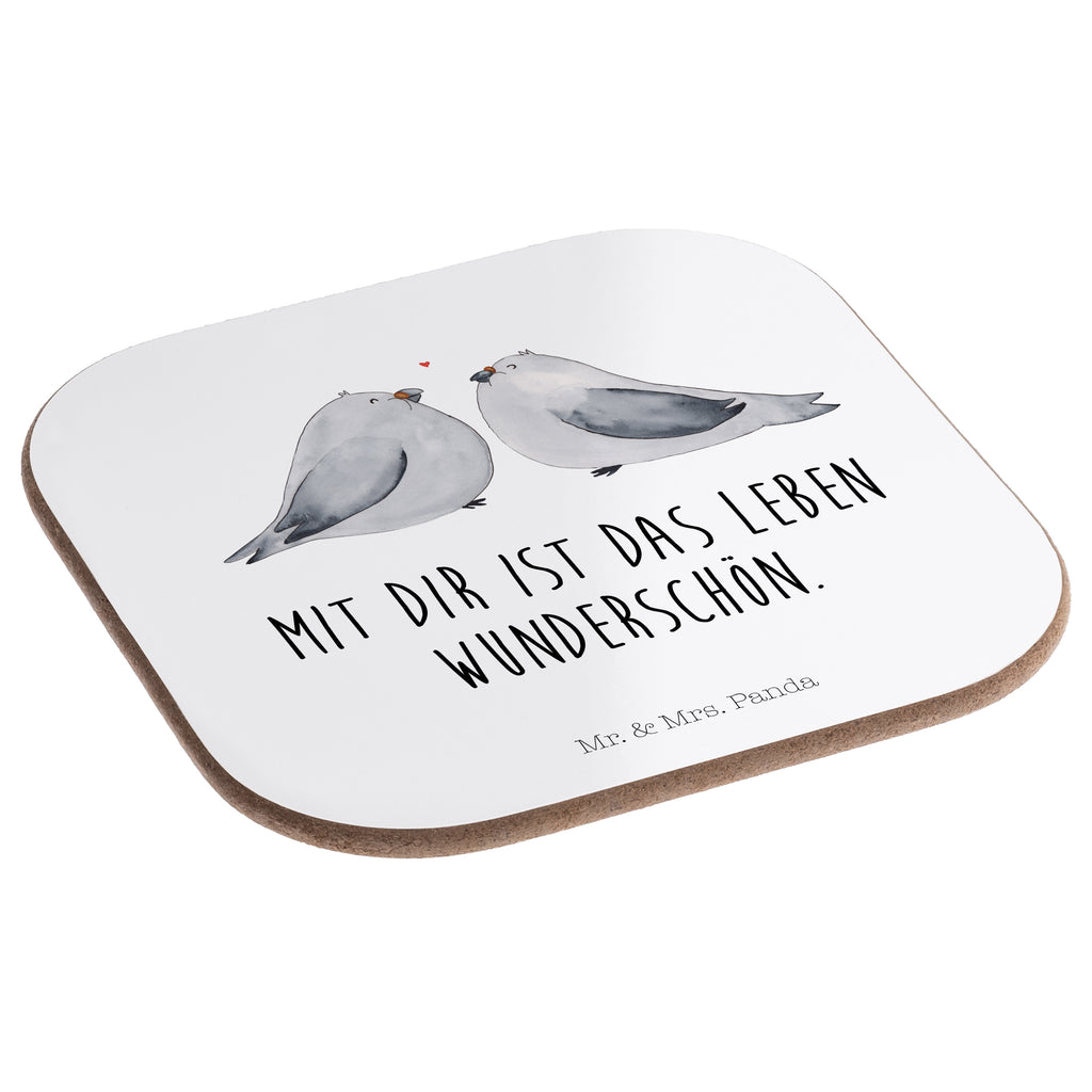 Quadratische Untersetzer Turteltauben Liebe Bierdeckel, Glasuntersetzer, Untersetzer Gläser, Getränkeuntersetzer, Liebe, Partner, Freund, Freundin, Ehemann, Ehefrau, Heiraten, Verlobung, Heiratsantrag, Liebesgeschenk, Jahrestag, Hocheitstag, Turteltauben, Turteltäubchen, Tauben, Verliebt, Verlobt, Verheiratet, Geschenk Freundin, Geschenk Freund, Liebesbeweis, Hochzeitstag, Geschenk Hochzeit