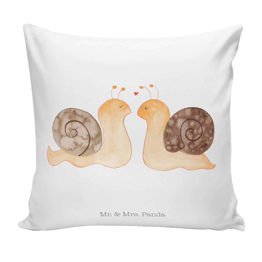 40x40 Kissen Schnecken Liebe Kissenhülle, Kopfkissen, Sofakissen, Dekokissen, Motivkissen, Liebe, Partner, Freund, Freundin, Ehemann, Ehefrau, Heiraten, Verlobung, Heiratsantrag, Liebesgeschenk, Jahrestag, Hocheitstag