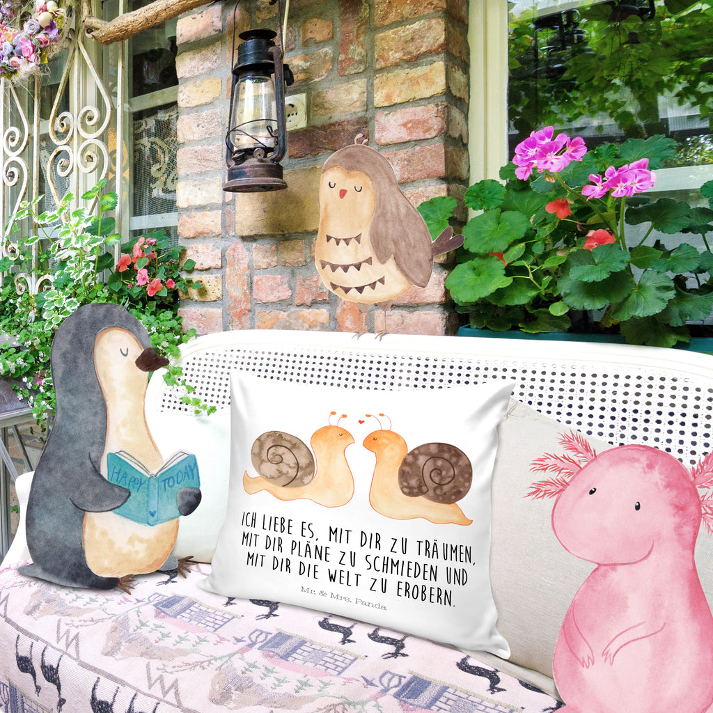 40x40 Kissen Schnecken Liebe Kissenhülle, Kopfkissen, Sofakissen, Dekokissen, Motivkissen, Liebe, Partner, Freund, Freundin, Ehemann, Ehefrau, Heiraten, Verlobung, Heiratsantrag, Liebesgeschenk, Jahrestag, Hocheitstag