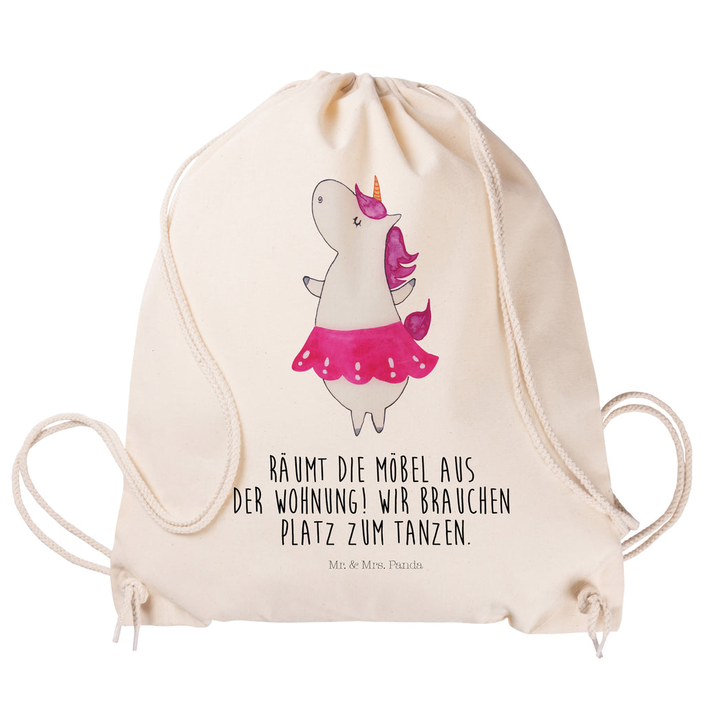 Sportbeutel Einhorn Ballerina Turnbeutel, Beutel, Sporttasche, Tasche, Stoffbeutel, Einhorn, Einhörner, Einhorn Deko, Pegasus, Unicorn, Tanzen, Ballerina, Party, Wohnung, Spaß, Feiern, Geburtstag, Tänzerin, Lebenslust, Lebensfreude