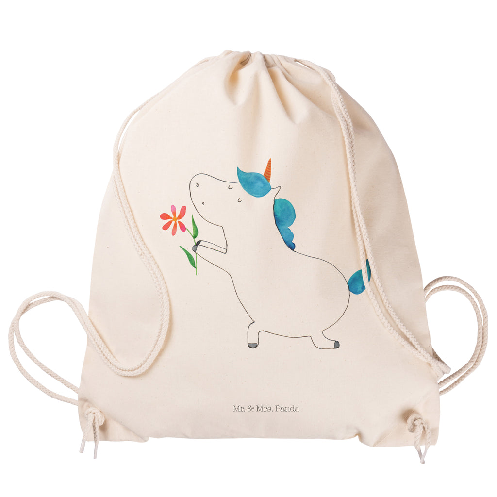 Sportbeutel Einhorn Blume Turnbeutel, Beutel, Sporttasche, Tasche, Stoffbeutel, Einhorn, Einhörner, Einhorn Deko, Pegasus, Unicorn, Liebe, Liebesbeweis, Antrag, Heiratsantrag, Verlobung, Ehepaar, Pärchen, Partner, Freund, Freundin, Ehe, heiraten