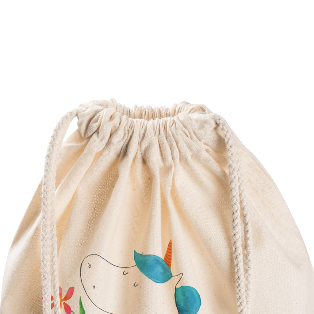 Sportbeutel Einhorn Blume Turnbeutel, Beutel, Sporttasche, Tasche, Stoffbeutel, Einhorn, Einhörner, Einhorn Deko, Pegasus, Unicorn, Liebe, Liebesbeweis, Antrag, Heiratsantrag, Verlobung, Ehepaar, Pärchen, Partner, Freund, Freundin, Ehe, heiraten