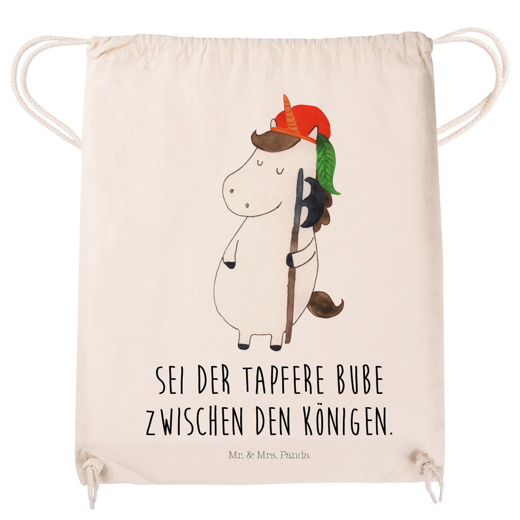 Sportbeutel Einhorn Bube Turnbeutel, Beutel, Sporttasche, Tasche, Stoffbeutel, Einhorn, Einhörner, Einhorn Deko, Pegasus, Unicorn, Bube, Mittelalter