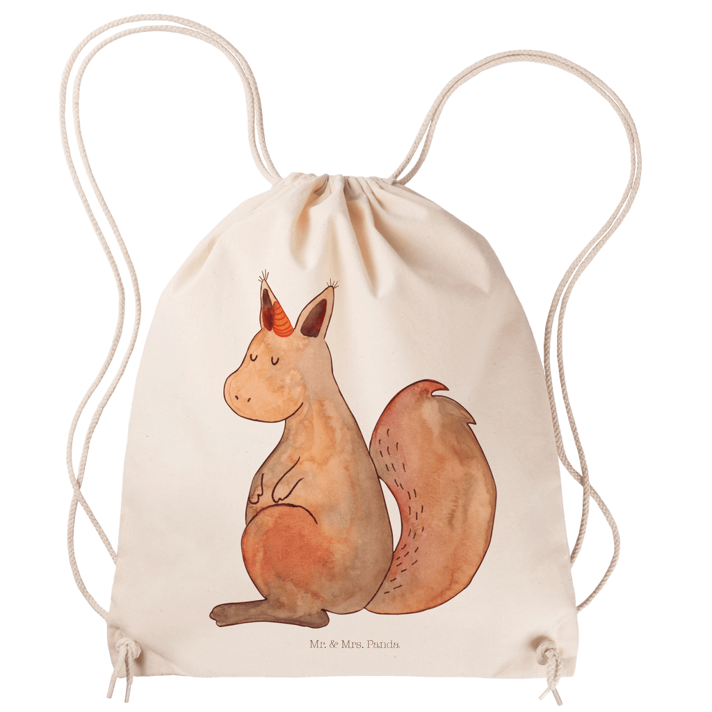 Sportbeutel Einhörnchen Glaube Turnbeutel, Beutel, Sporttasche, Tasche, Stoffbeutel, Einhorn, Einhörner, Einhorn Deko, Pegasus, Unicorn, Einhörnchen, Eichhörnchen, Eichhorn